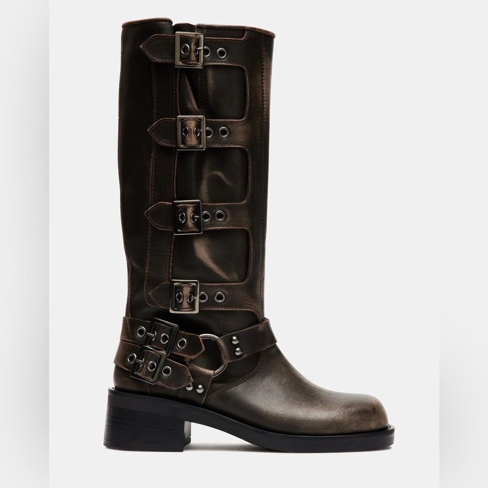 Brocks Buckle Boot Steve Madden